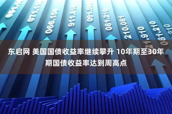 东启网 美国国债收益率继续攀升 10年期至30年期国债收益率达到周高点