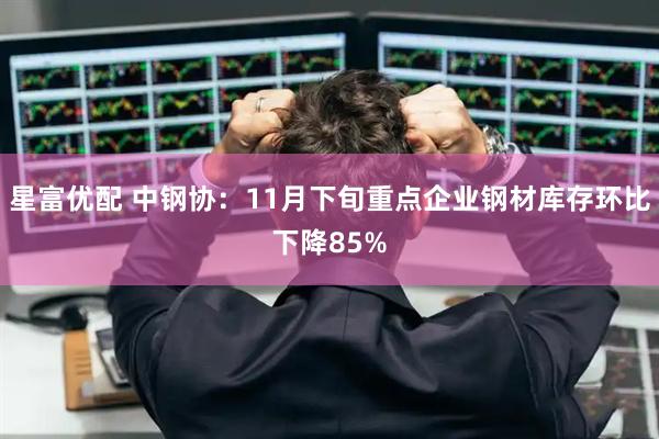 星富优配 中钢协：11月下旬重点企业钢材库存环比下降85%